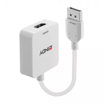 Lindy HDMI 18G į DisplayPort 1.2 keitiklis, 0,095 m, HDMI Type A (Standard), DisplayPort, Female, Male, tiesus