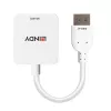 Lindy HDMI 18G į DisplayPort 1.2 keitiklis, 0,095 m, HDMI Type A (Standard), DisplayPort, Female, Male, tiesus