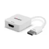 Lindy HDMI 18G į DisplayPort 1.2 keitiklis, 0,095 m, HDMI Type A (Standard), DisplayPort, Female, Male, tiesus
