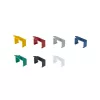 Tinklo kabelis Lanview LV-6AFTP-FLEX-ANG-005B-S — ekranuotas FTP Cat6A, lankstus, kampinė jungtis, 0,05 m