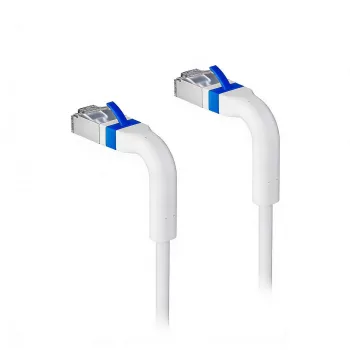 Tinklo kabelis Lanview LV-6AFTP-FLEX-ANG-0025W-S — ekranuotas FTP, lankstus kampinis lizdas, 0,25 m