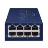 Tinklo komutatorius PLANET UPOE-400 Fast Ethernet Power over Ethernet, mėlynas