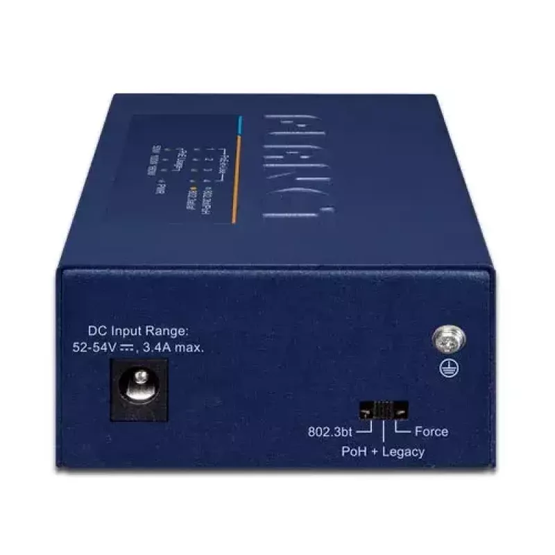 Tinklo komutatorius PLANET UPOE-400 Fast Ethernet Power over Ethernet, mėlynas