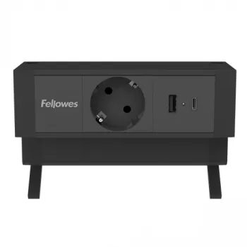 Fellowes 100137172 maitinimo ilgintuvas 2 m 1 kintamosios srovės lizdas(-ai) Patalpose Juoda