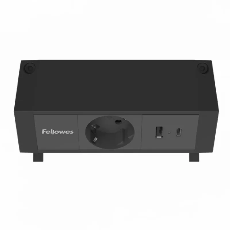 Fellowes 100137172 maitinimo ilgintuvas 2 m 1 kintamosios srovės lizdas(-ai) Patalpose Juoda