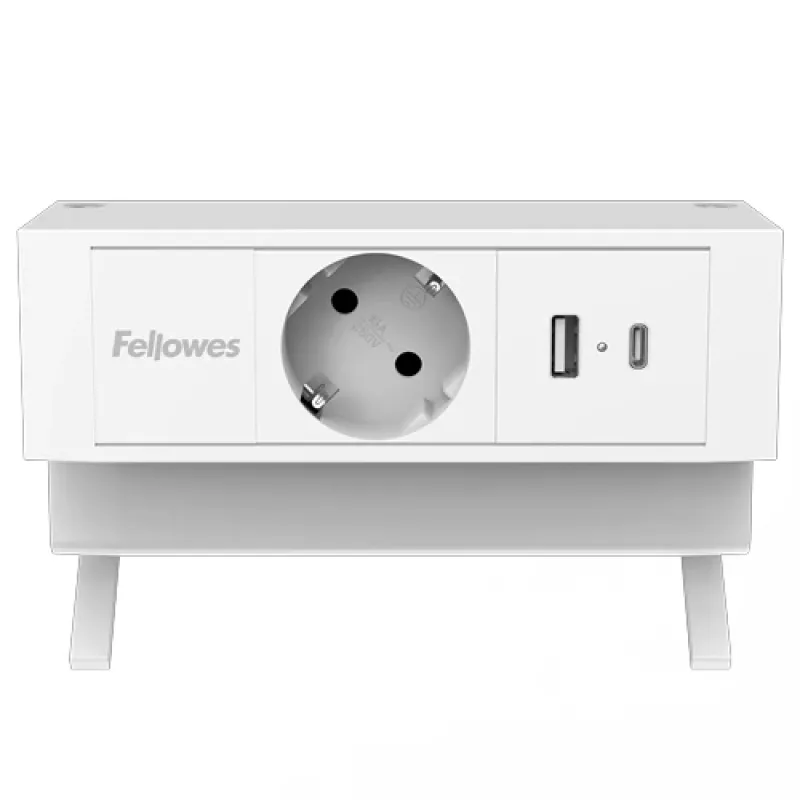 Fellowes 100137173 maitinimo ilgintuvas 2 m 1 kintamosios srovės lizdas (-ai) Vidaus Balta