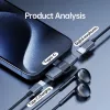 Adapter USB-C OTG 2-in-1 EQUIP 133479 — 100W PD, 10Gbps, 1x USB-C į 2x USB-C, pilkas