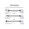 USB į HDMI adapteris EQUIP 133498 (USB-C ir USB-A kištukas į HDMI, 1080p, aliuminio korpusas, pilkas)