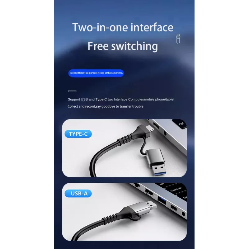 USB į HDMI adapteris EQUIP 133498 (USB-C ir USB-A kištukas į HDMI, 1080p, aliuminio korpusas, pilkas)