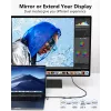 USB į HDMI adapteris EQUIP 133498 (USB-C ir USB-A kištukas į HDMI, 1080p, aliuminio korpusas, pilkas)