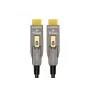 EQUIP HDMI 2.0 aktyvus optinis kabelis 10 m, nuimamos Type-A/Type-D jungtys, 4K/60 Hz, 18 Gbit/s, paauksuoti kontaktai