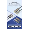 Aktyvus optinis HDMI 2.1 laidas EQUIP 30 m, nuimami Type D + A, 48 Gbit/s, 8K/60Hz, auksuoti kontaktai