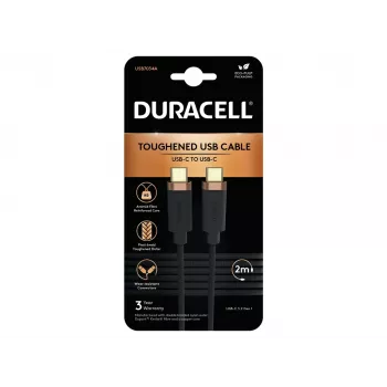Duracell USB7034A USB laidas juodas