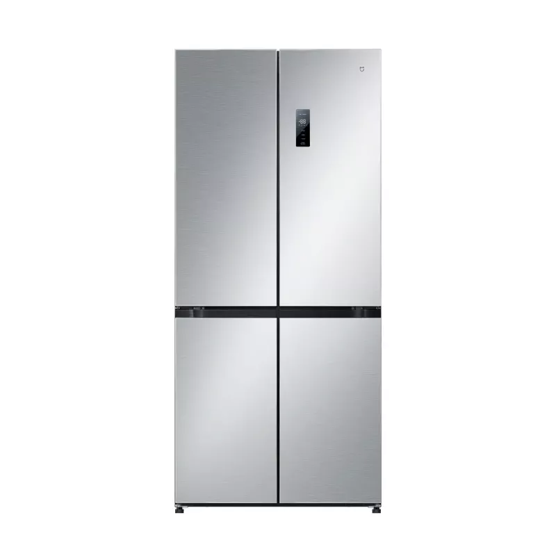 Laisvai pastatomas šaldytuvas-šaldiklis Xiaomi Mijia Cross Door 502L — Bendras tūris 502 L (šaldytuvas 326 L / šaldiklis 176 L), No Frost, E energijos klasė, Aukštis 191,2 cm, 37 dB, Šlifuotas sidabras