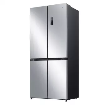 Laisvai pastatomas šaldytuvas-šaldiklis Xiaomi Mijia Cross Door 502L — Bendras tūris 502 L (šaldytuvas 326 L / šaldiklis 176 L), No Frost, E energijos klasė, Aukštis 191,2 cm, 37 dB, Šlifuotas sidabras
