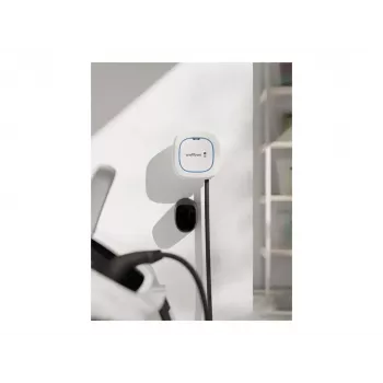 Wallbox Pulsar Max sieninis įkroviklis 22 kW, Wi‑Fi ir Bluetooth, 5 m laidas, IP54, IK10, baltas