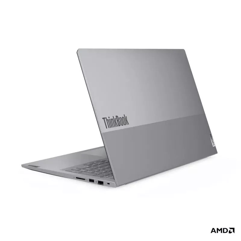 Nešiojamas kompiuteris Lenovo ThinkBook 16 G9 AHP — AMD Ryzen 5 (iki 4,9 GHz), Radeon 740M, 16 colių IPS 1920×1200, 16 GB RAM, 512 GB NVMe, Wi‑Fi 7, Gigabit Ethernet
