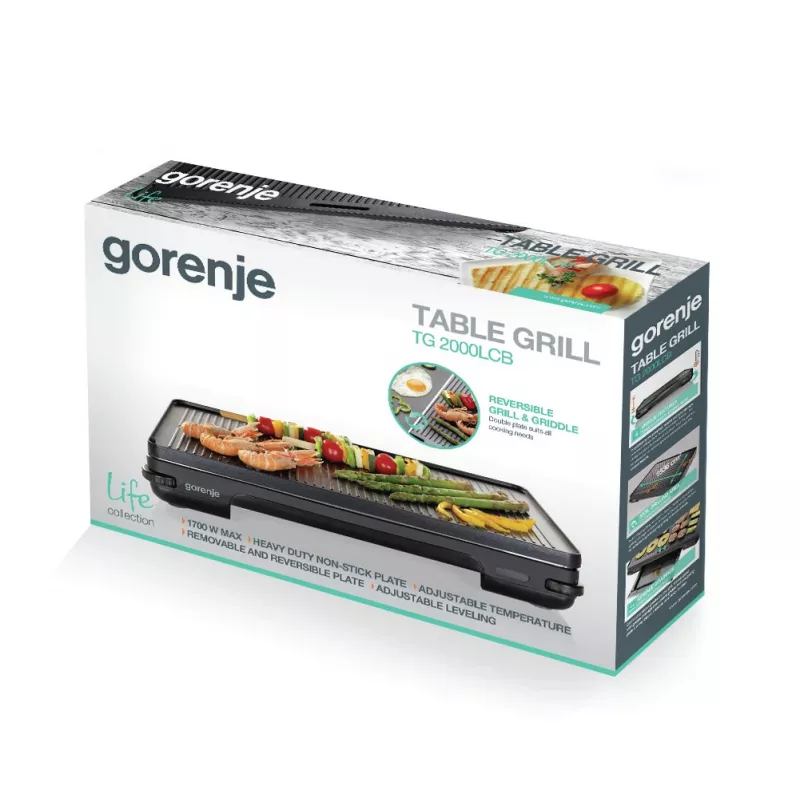 Gorenje TG2000LCB Laisvai pastatoma 2000 W Juoda