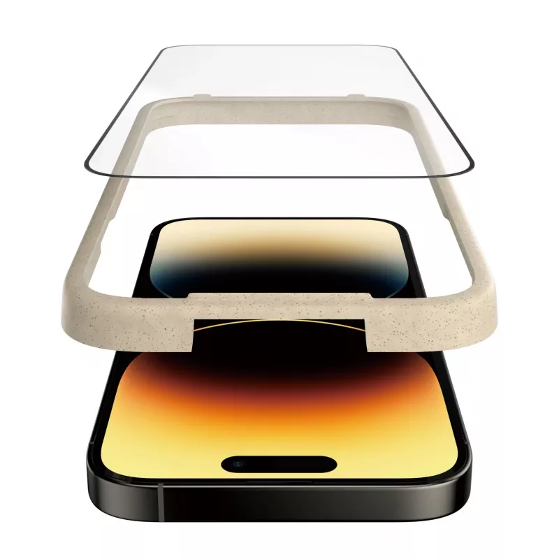 “PanzerGlass”® Antirefleksinis ekrano apsauginis stiklas “iPhone 14 Pro” | Itin platus pritaikymas su “EasyAligner”