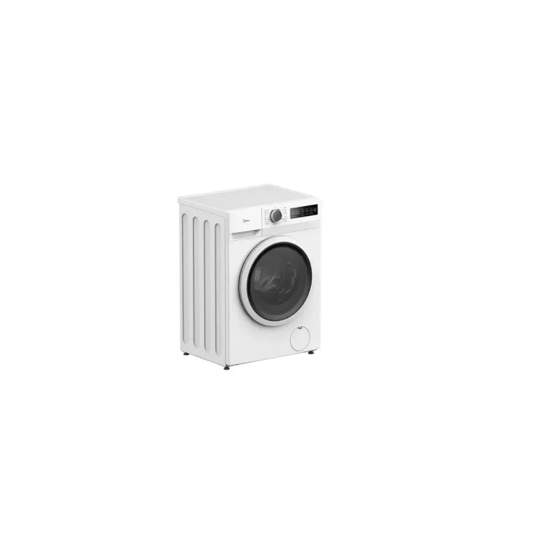 Priekinio pakrovimo skalbimo mašina Midea MF110W80BA10/W-HR — 8 kg, 1400 aps./min., A energijos klasė, LED ekranas, garų funkcija, 60×48 cm