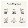 LG GBBSJ10EEP šaldytuvas-šaldiklis Laisvai pastatomas 333 L Juoda