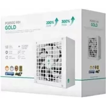Maitinimo blokas DeepCool GAMERSTORM PQ850G WH 850W, 120 mm ventiliatorius, visiškai modulinis, 80+ Gold, ATX 3.1, baltas