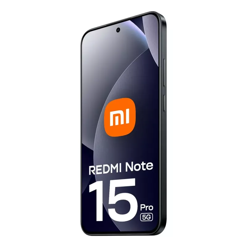 Išmanusis telefonas Xiaomi Redmi Note 15 Pro 5G — 6,83 col. (17,4 cm), 8 GB RAM, 256 GB, 200 MP, 6580 mAh, juodas