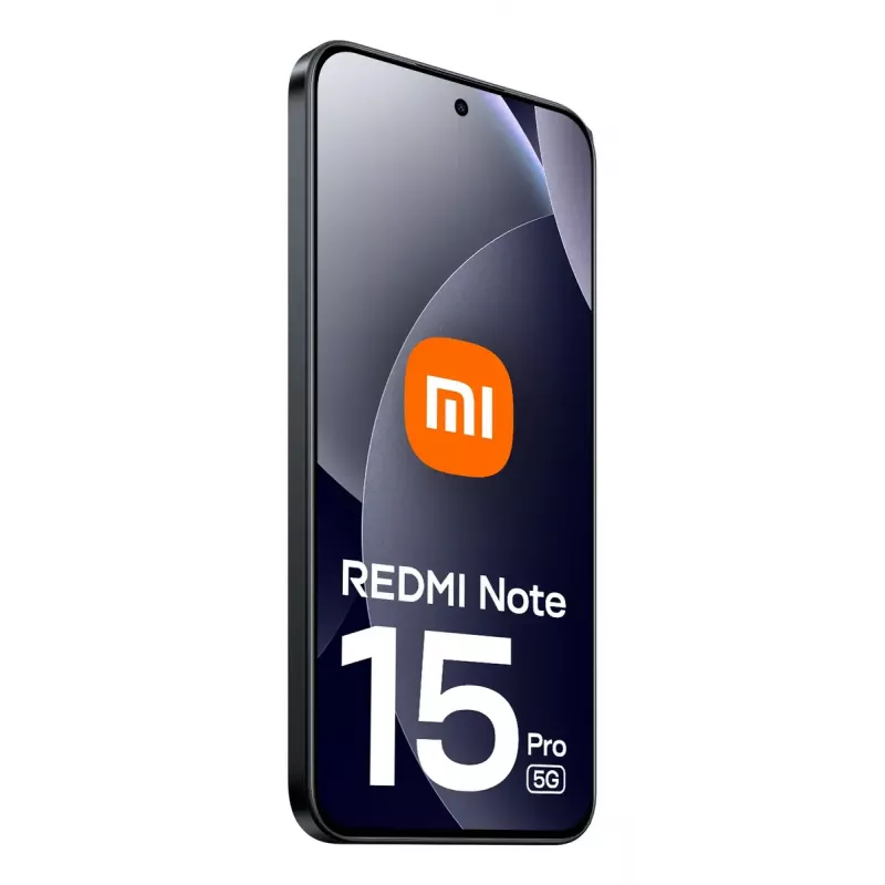 Išmanusis telefonas Xiaomi Redmi Note 15 Pro 5G — 6,83 col. (17,4 cm), 8 GB RAM, 256 GB, 200 MP, 6580 mAh, juodas