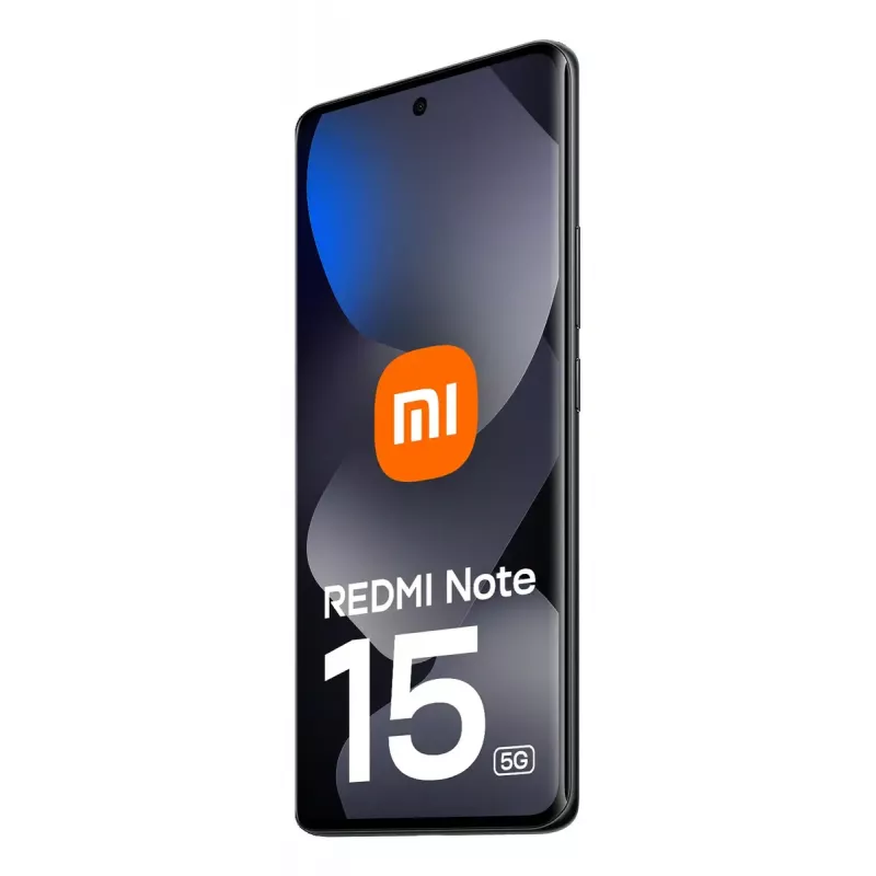 Išmanusis telefonas Xiaomi Redmi Note 15 5G, 6,77 col. (17,2 cm), 8 GB RAM, 128 GB, 108 MP triguba kamera, 5520 mAh, juoda