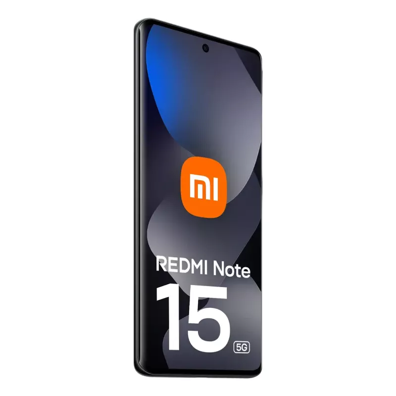 Išmanusis telefonas Xiaomi Redmi Note 15 5G, 6,77 col. (17,2 cm), 8 GB RAM, 128 GB, 108 MP triguba kamera, 5520 mAh, juoda