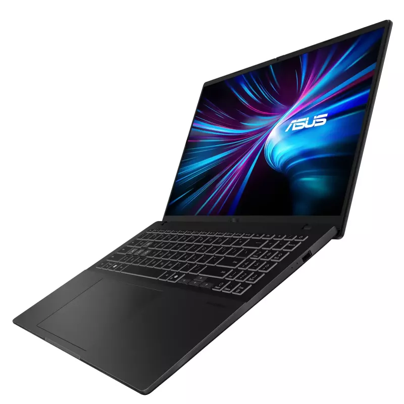 Nešiojamas kompiuteris ASUS V3607VP-RP020W V16 — 16 colių WUXGA (1920×1200) Anti-glare, Intel Core 7 10 branduolių 2.5/5.2GHz, 16GB DDR5, NVMe PCIe4 SSD + 1TB H-HDD, RTX 5070 8GB GDDR7, WIN11 Home