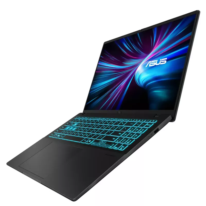 Nešiojamas kompiuteris ASUS V3607VP-RP020W V16 — 16 colių WUXGA (1920×1200) Anti-glare, Intel Core 7 10 branduolių 2.5/5.2GHz, 16GB DDR5, NVMe PCIe4 SSD + 1TB H-HDD, RTX 5070 8GB GDDR7, WIN11 Home