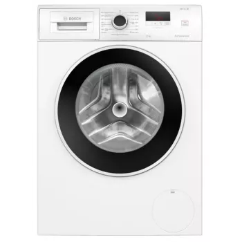 Priekinio įkrovimo skalbimo mašina LG F4X1009NWB — 9 kg, 1310 aps./min., A klasė, balta