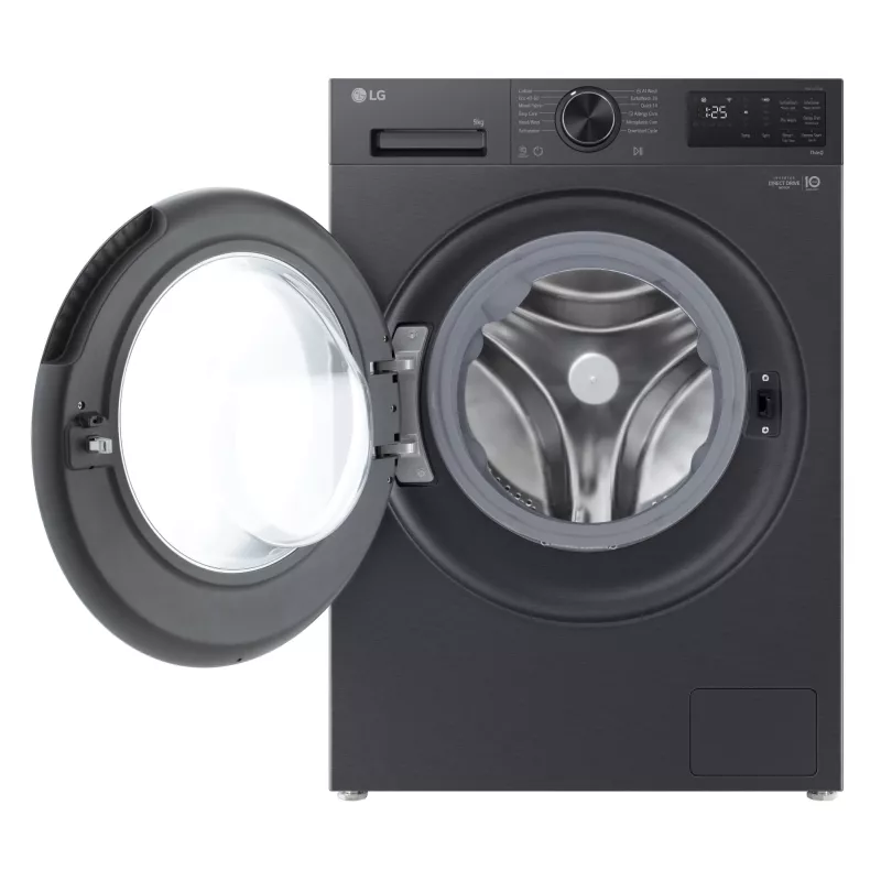 LG F2X50S9TBB skalbimo mašina priekinis įdėjimas 9 kg 1170 aps./min. juoda