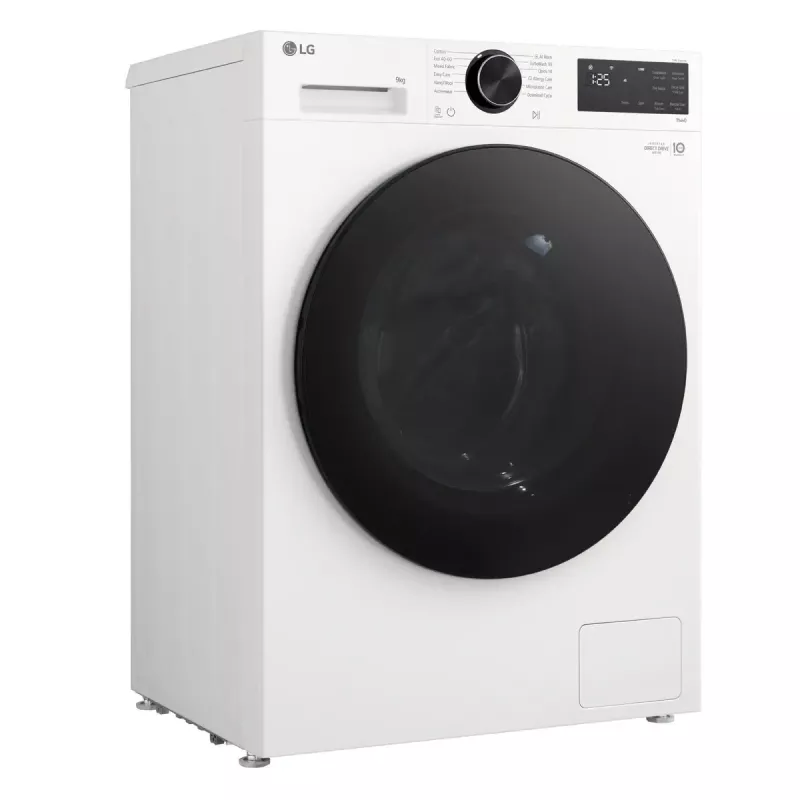 Skalbimo mašina LG F2X50S9TWB, priekinio įkrovimo, 9 kg, 1170 aps./min., A energijos klasė, 600×535×850 mm, balta
