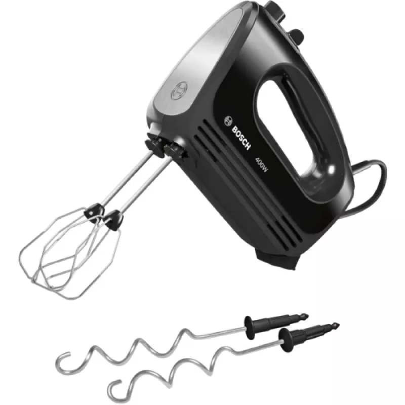 Bosch MFQ2420B maišytuvas Rankinis plaktuvas 400 W Juoda, Sidabrinė