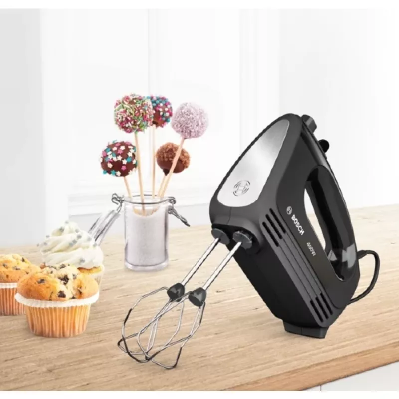 Bosch MFQ2420B maišytuvas Rankinis plaktuvas 400 W Juoda, Sidabrinė