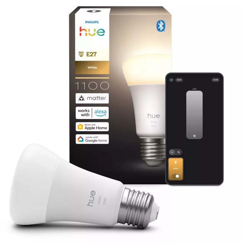 Išmanioji lemputė Philips Hue White A60 E27 1100lm Bluetooth Zigbee