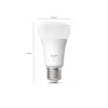 Philips Hue W 810 A60 2P EU | E27 | 7 W | Šilta balta iki šaltos baltos šviesa | Bluetooth, Zigbee