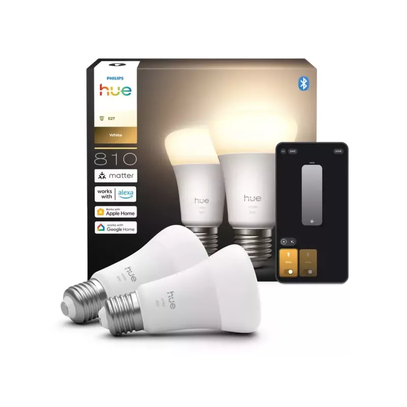 Philips Hue W 810 A60 2P EU | E27 | 7 W | Šilta balta iki šaltos baltos šviesa | Bluetooth, Zigbee