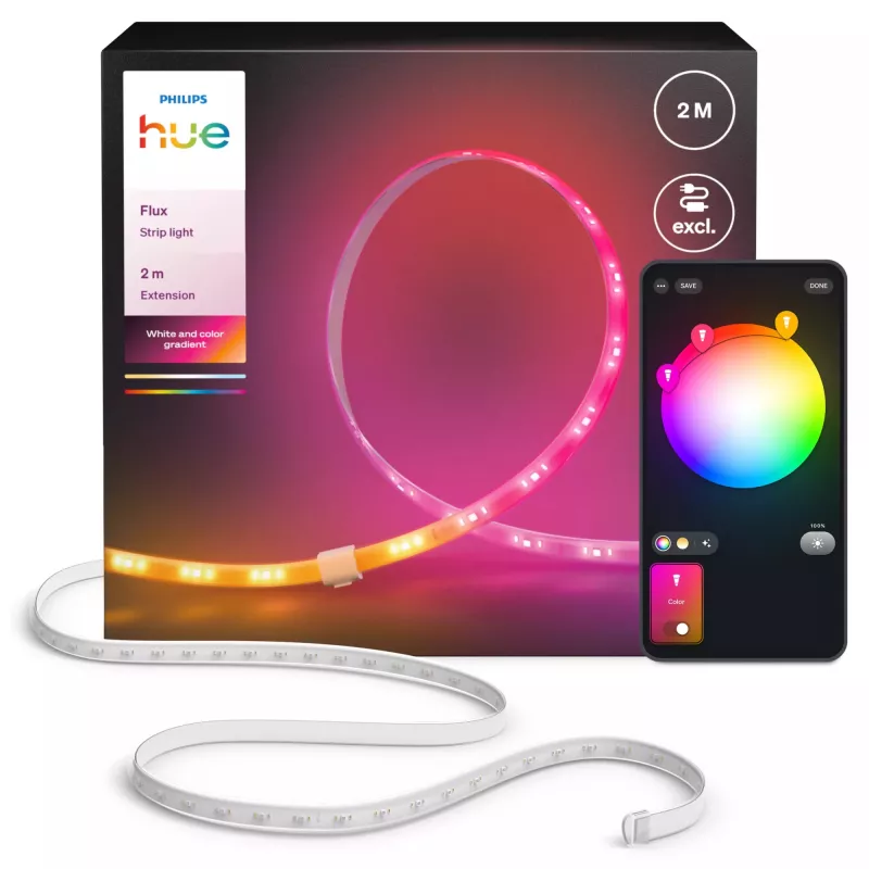 Juostinio šviestuvo prailginimas Philips Hue Flux — 2 m