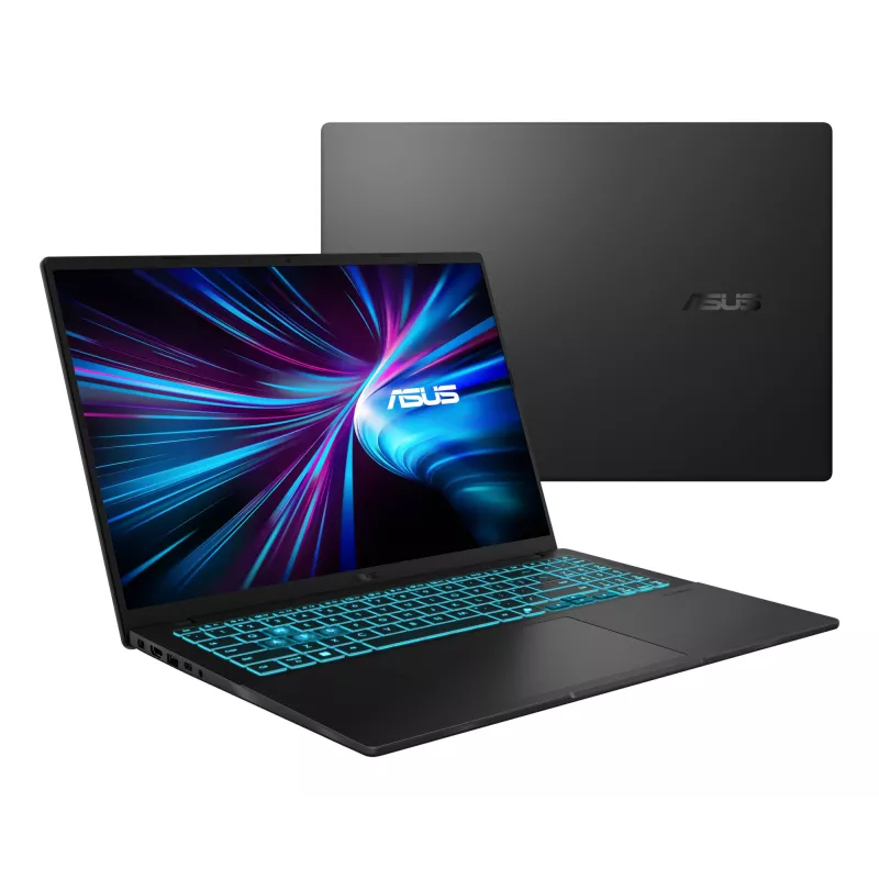 Nešiojamas kompiuteris ASUS V16 V3607VM-RP040W — 16 colių WUXGA, Intel Core 5 210H, 16 GB DDR5, 1 TB SSD, NVIDIA GeForce RTX 5060, Windows 11 Home, juodas