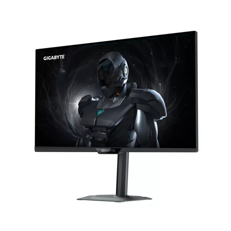 GIGABYTE G27U 27 inch 4K UHD žaidimų monitorius - dvigubas režimas (4K 160 Hz arba FHD 320 Hz), 3840 x 2160, 1 ms, 350 cd/m², FreeSync Premium, DisplayHDR400, HDMI 2.1, DisplayPort 1.4