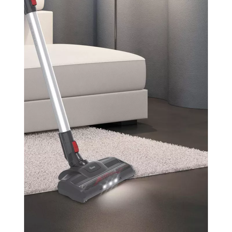 Hoover HF122GPT 011 lazdelinis dulkių siurblys Baterija Sausas Cikloninis, medžiaginis Maišelio nereikalaujantis 0,9 L 170 W Titanio