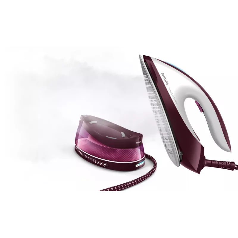 Philips GC7842/40 garų lyginimo stotis 2400 W 1,5 l SteamGlide Plus padas Violetinė, Balta