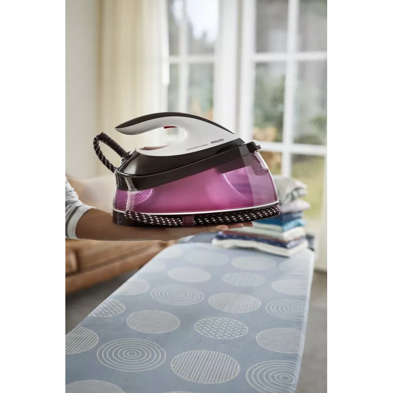 Philips GC7842/40 garų lyginimo stotis 2400 W 1,5 l SteamGlide Plus padas Violetinė, Balta