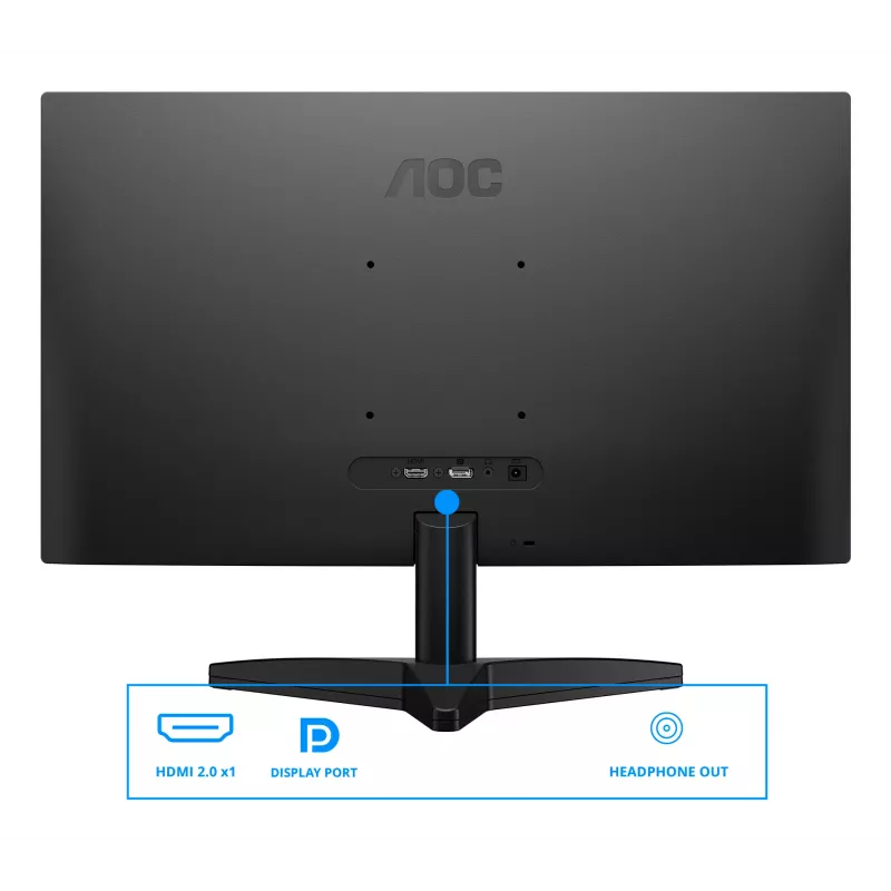 AOC B3 Q24B36X kompiuterio monitorius 60,5 cm (23,8 col.) 2560 x 1440 pikselių Quad HD LED juodas