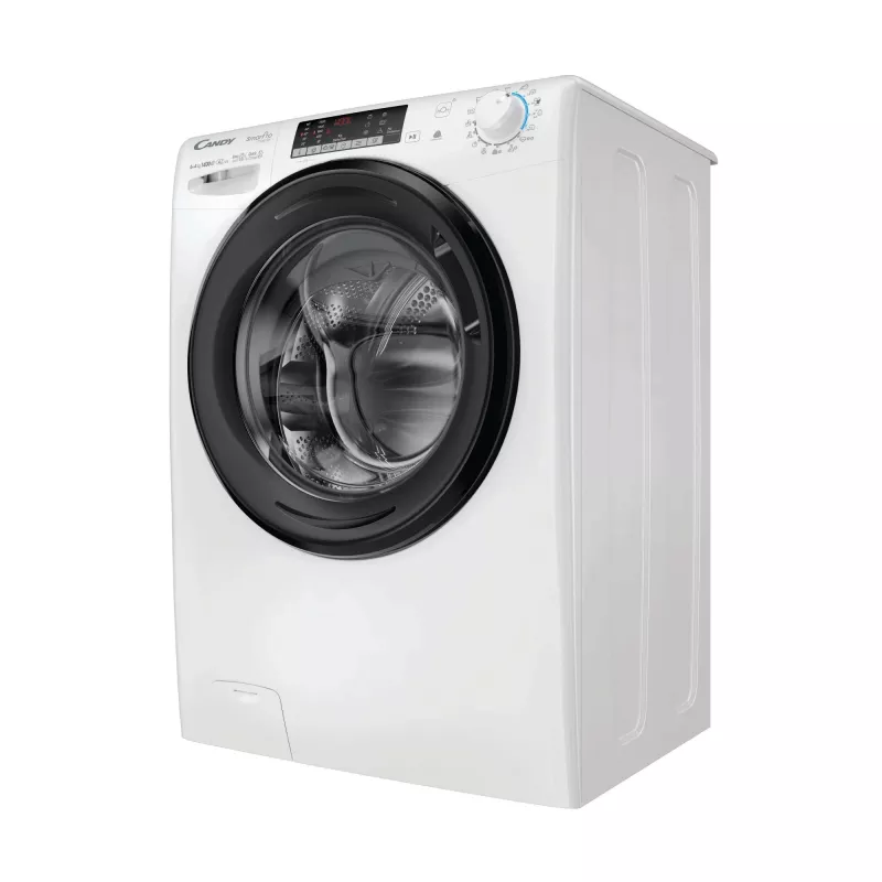 Candy Smart Pro CSOW44644TWMB6-S skalbyklė-džiovyklė Freestanding Priekinio pakrovimo Balta