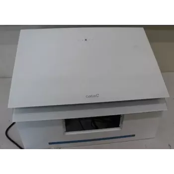 Sieninis virtuvės gartraukis CATA THALASSA PRO 60 GWH, 60 cm, maks. 842 m³/h, LED, elektroninis valdymas, balto stiklo