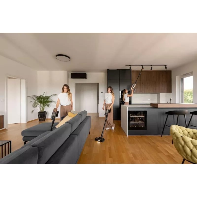 Gorenje SVC259449NDCO 2-in-1 dulkių siurblys-lazda Baterija Sausas HEPA Be maišelio 0,6 L 350 W Varinis